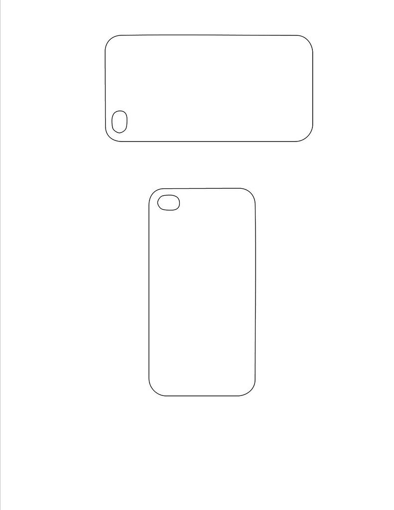 Макеты для чехлов iphone