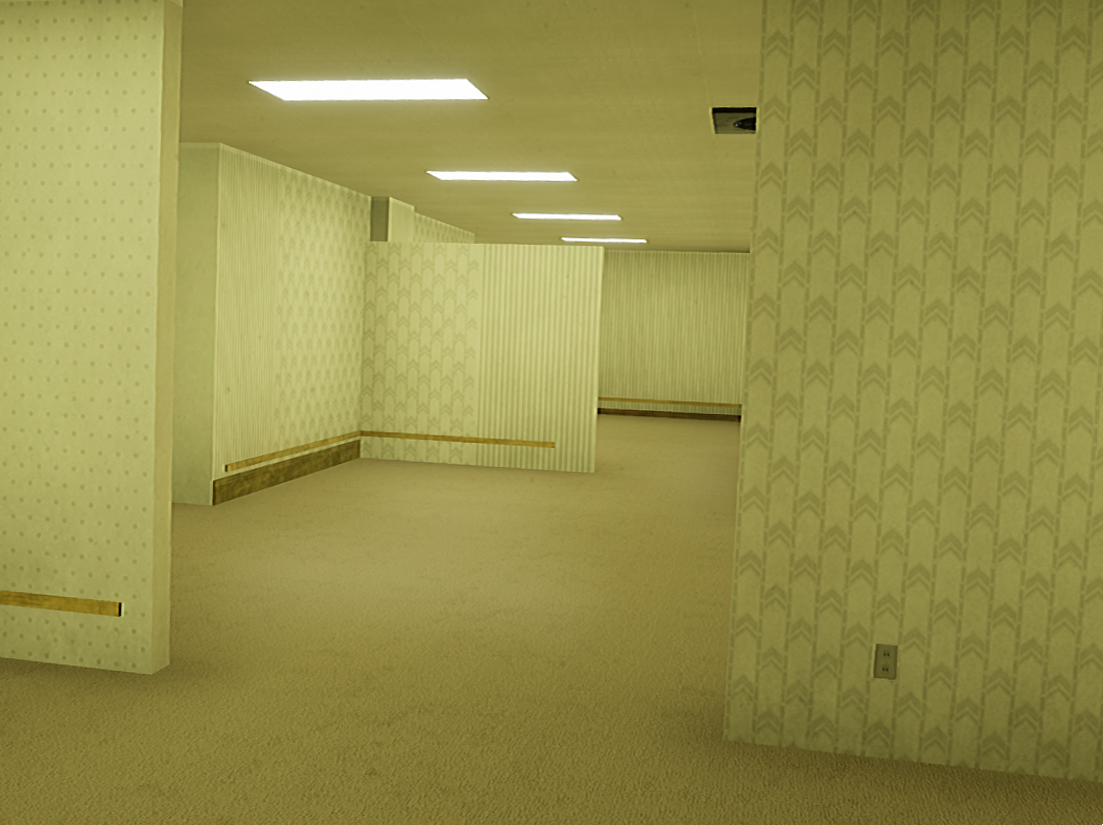 Закулисье backrooms уровень 0