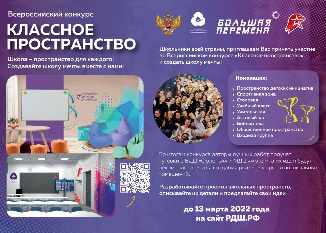 Классное пространство конкурс 2022