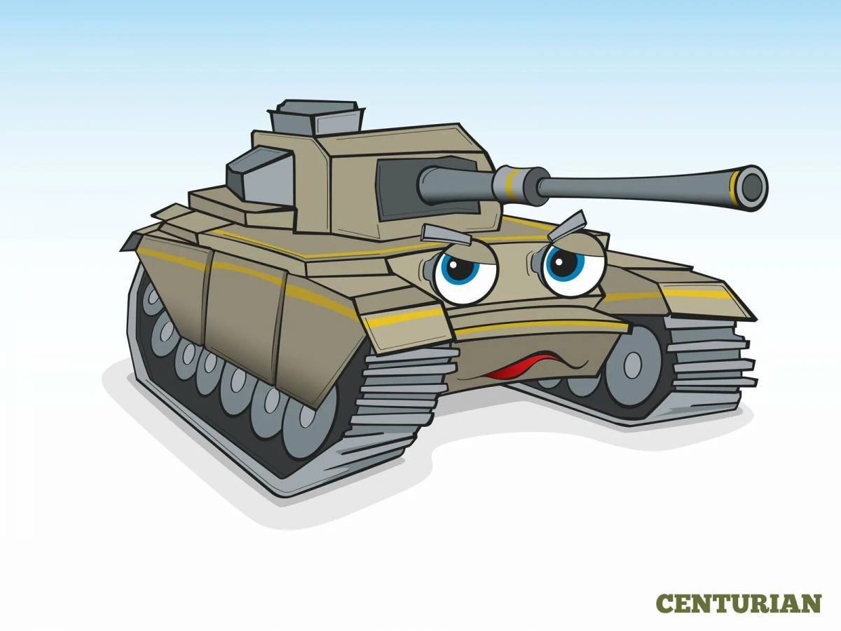 Смайлик танк
