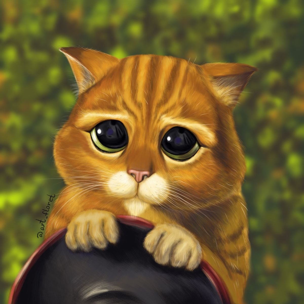 Шрек кот в сапогах и кошка