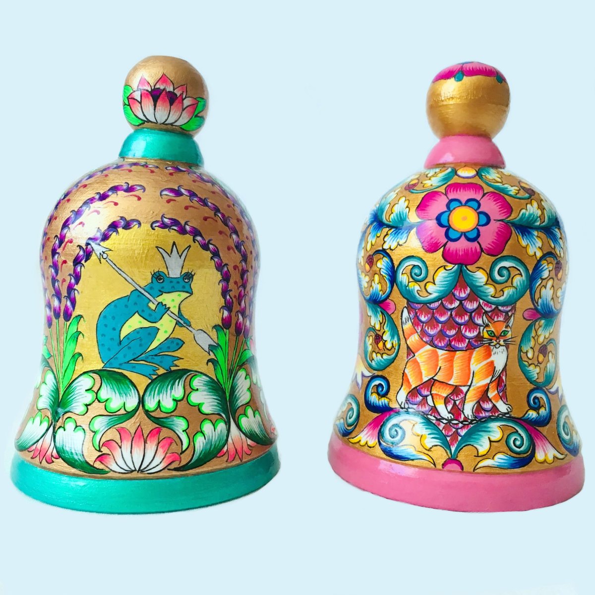 Матрешка гуслицкая роспись